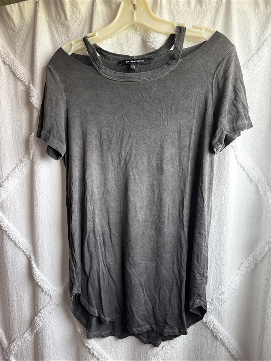 Fifteen Twenty Tops - Fifteen Twenty Washed Charcoal Gray Tee